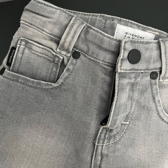 Authentic Givenchy Baby Jeans Gray 6 Months - Picture 6 of 8
